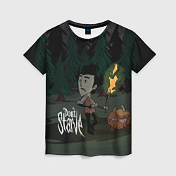 Футболка женская Don't Starve: Night Forrest, цвет: 3D-принт