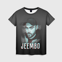 Женская футболка Jeembo glitch
