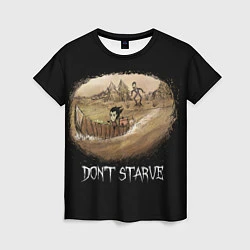 Женская футболка Don't starve stories
