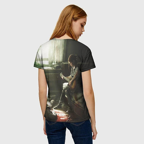 Женская футболка The Last of Us: Guitar Music / 3D-принт – фото 4