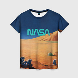 Женская футболка NASA on Mars