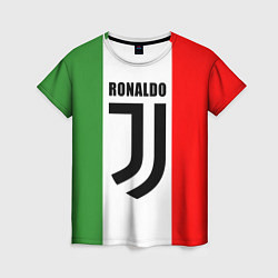 Женская футболка Ronaldo Juve Italy