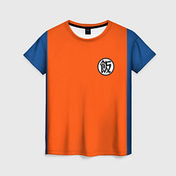 Футболка женская DBZ: Gohan Kanji Emblem, цвет: 3D-принт