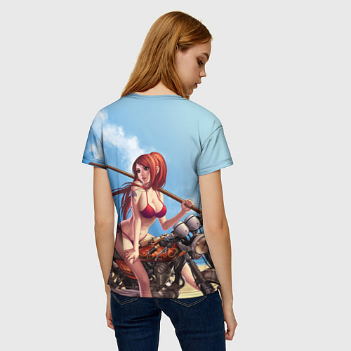 Женская футболка Fairy Tail Girl / 3D-принт – фото 4