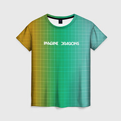 Футболка женская Imagine Dragons: Evolve Grid, цвет: 3D-принт