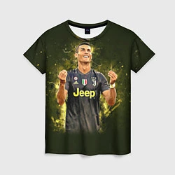 Женская футболка Ronaldo: Juve Sport