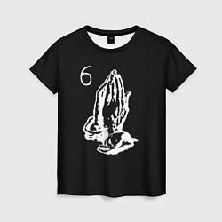Женская футболка Drake 6IX