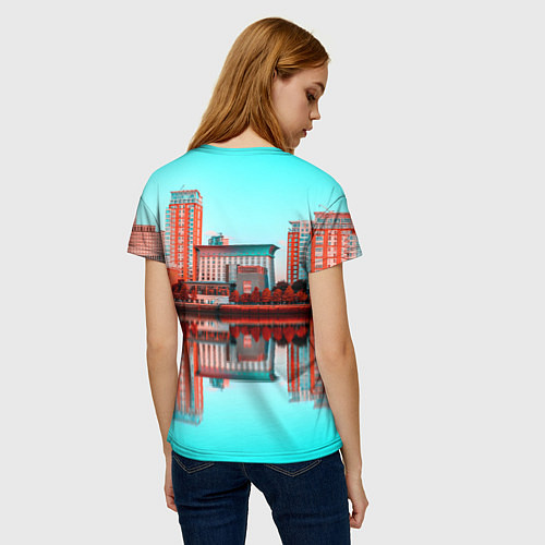 Женская футболка 21 Pilots: Mirror City / 3D-принт – фото 4