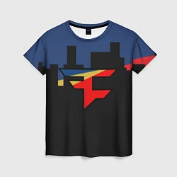 Женская футболка FaZe Clan: Night City