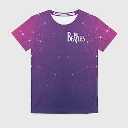 Футболка женская The Beatles: Neon Style, цвет: 3D-принт