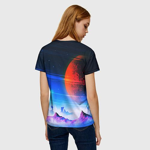 Женская футболка No Man's Sky: Galaxy / 3D-принт – фото 4