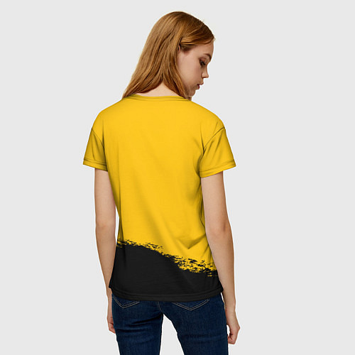 Женская футболка 21 Pilots: Yellow Logo / 3D-принт – фото 4