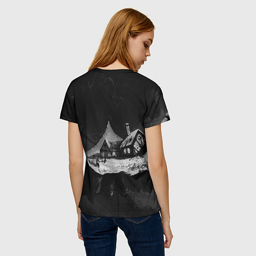 Женская футболка Stranger Things: Black Hut / 3D-принт – фото 4