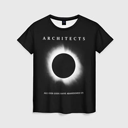 Женская футболка Architects: Black Eclipse