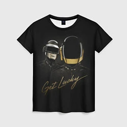Футболка женская Daft Punk: Get Lucky, цвет: 3D-принт