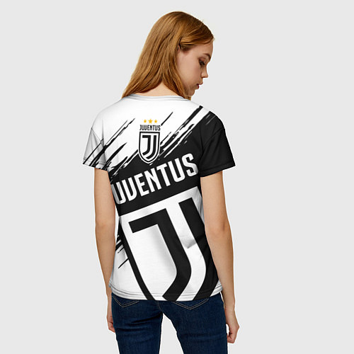 Женская футболка Juventus: 3 Stars / 3D-принт – фото 4