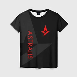 Женская футболка Astralis: Dark Style