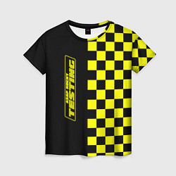 Женская футболка Testing ASAP Rocky: Yellow Grid