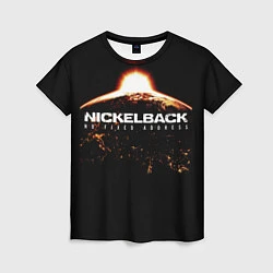 Футболка женская Nickelback: No Fixed Addres, цвет: 3D-принт