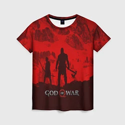 Футболка женская God of War: Blood Day, цвет: 3D-принт