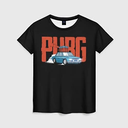 Женская футболка PUBG Run