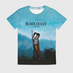 Футболка женская BLACK DESERT, цвет: 3D-принт