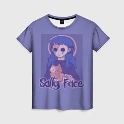 Женская футболка Sally Face: Violet Halo