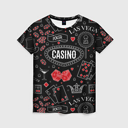Женская футболка Casino