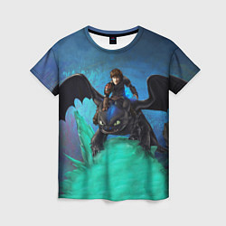 Женская футболка Как приручить дракона