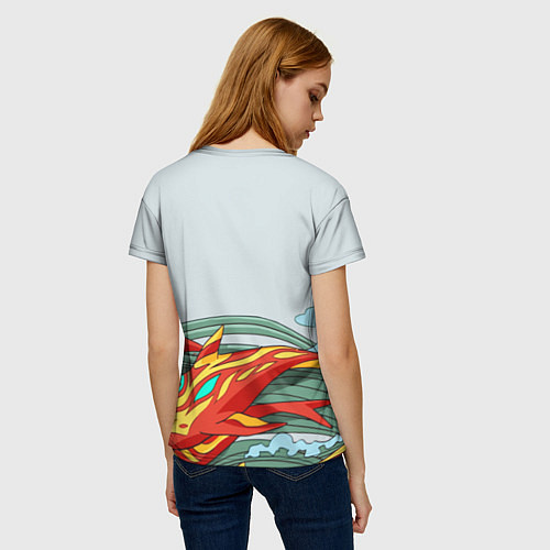 Женская футболка CS:GO Fish / 3D-принт – фото 4
