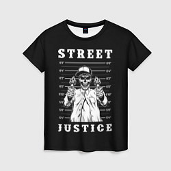 Женская футболка Street Justice