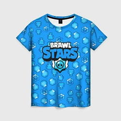Женская футболка Brawl Stars: Blue Team