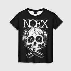 Женская футболка NOFX Skull