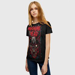 Футболка женская Machine Head: Blooded Skull, цвет: 3D-принт — фото 2