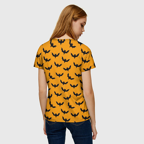 Женская футболка Happy Halloween / 3D-принт – фото 4