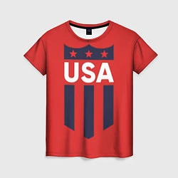 Женская футболка USA