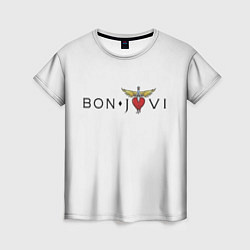 Женская футболка Bon Jovi