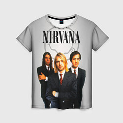 Женская футболка Nirvana