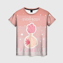 Женская футболка Plumbus