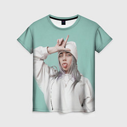 Футболка женская BILLIE EILISH, цвет: 3D-принт