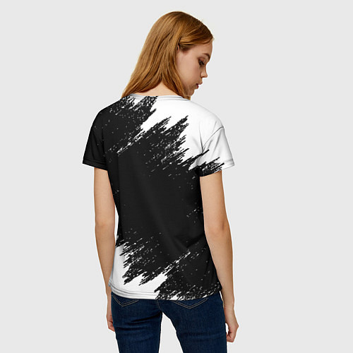 Женская футболка MARSHMELLO / 3D-принт – фото 4