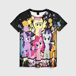 Женская футболка My little pony band