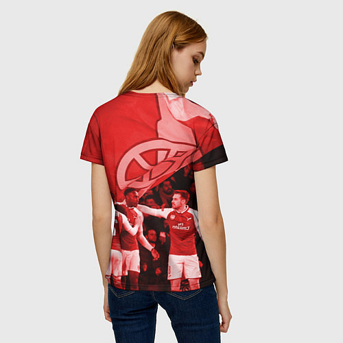 Женская футболка Arsenal / 3D-принт – фото 4