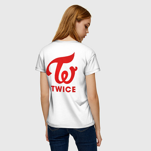 Женская футболка TWICE / 3D-принт – фото 4