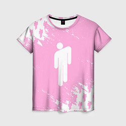 Женская футболка Billie Eilish: Pink Style