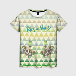 Женская футболка Rick and Morty