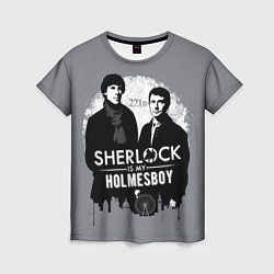 Женская футболка Sherlock Holmesboy