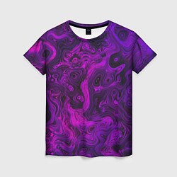 Женская футболка Abstract purple