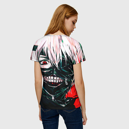 Женская футболка Токийский Гуль / 3D-принт – фото 4