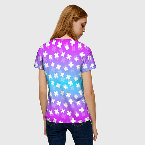 Женская футболка BRAWL STARS SALLY LEON / 3D-принт – фото 4